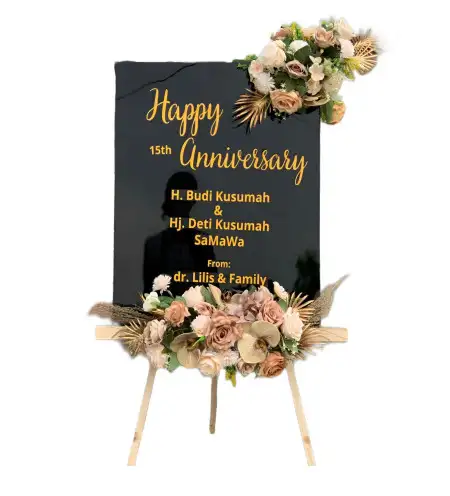 Papan Bunga Akrilik Sayar