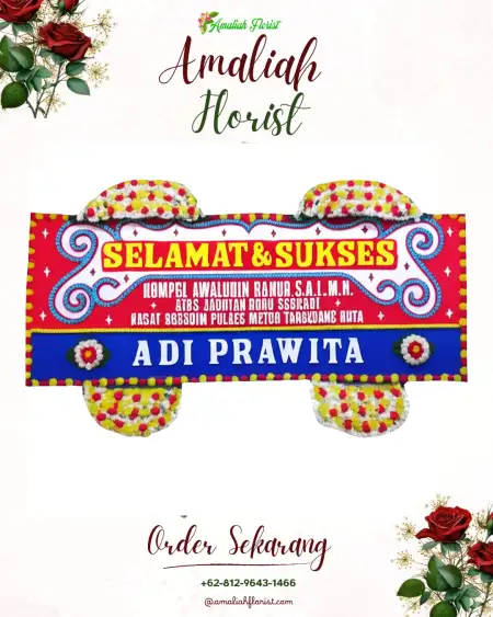 Papan Bunga Ucapan Selamat Sayar